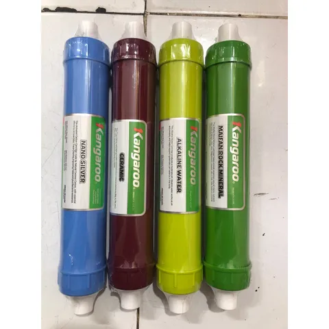 Bộ 4 Lõi Lọc Nước Kangaroo 5678 Hàng Chính Hãng - Thay Cho Máy Lọc RO, Chức Năng Khử Mùi, Tạo Khoáng, Giảm Lão Hóa