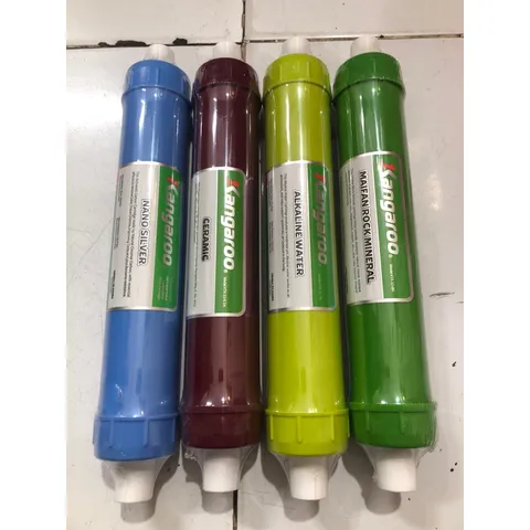 Bộ 4 Lõi Lọc Nước Kangaroo 5678 Hàng Chính Hãng - Thay Cho Máy Lọc RO, Chức Năng Khử Mùi, Tạo Khoáng, Giảm Lão Hóa