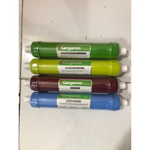 Bộ 4 Lõi Lọc Nước Kangaroo 5678 Hàng Chính Hãng - Thay Cho Máy Lọc RO, Chức Năng Khử Mùi, Tạo Khoáng, Giảm Lão Hóa