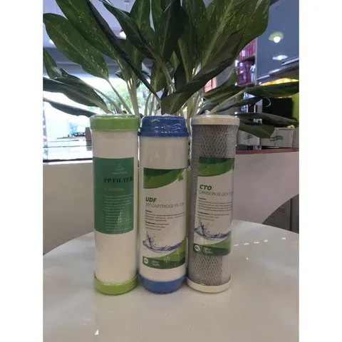 Bộ 3 Lõi Lọc Thô 123 Thay Thế Bộ Lọc 10inch cho Máy Lọc Nước RO Gia Đình - Chất Lượng Cao, Tiện Lợi