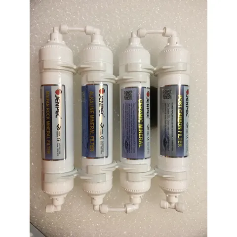 Bộ 4 Lõi Lọc Nước Func Jenpec 5678 - Hàng Chính Hãng, Ceramic, Maifan, Alkaline - Đảm Bảo Nguồn Nước Sạch An Toàn