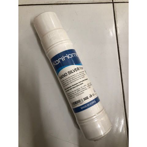 Lõi Lọc Nước NANO SILVER KORIHOME Chính Hãng - Loại Bỏ Vi Khuẩn, An Toàn Cho Sức Khỏe, Tuổi Thọ 12-24 Tháng