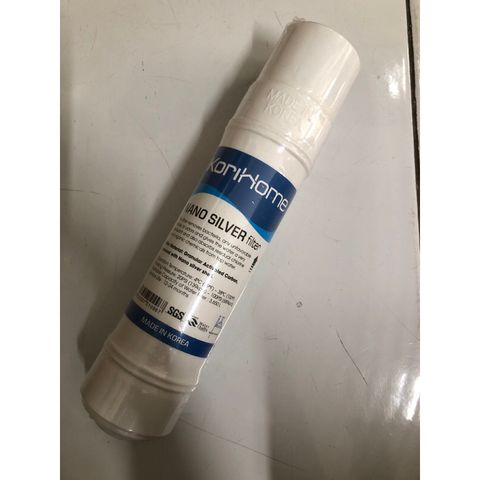 Lõi Lọc Nước NANO SILVER KORIHOME Chính Hãng - Loại Bỏ Vi Khuẩn, An Toàn Cho Sức Khỏe, Tuổi Thọ 12-24 Tháng