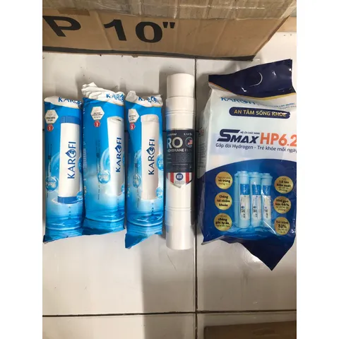 Combo 10 Lõi Lọc Nước KAROFI Chính Hãng cho Máy Nóng Lạnh KAD-D50, M228 - Lọc Nước An Toàn và Hiệu Quả