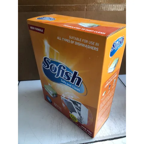 Viên Rửa Bát Sofish 120 Viên Chính Hãng - Hiệu Quả Làm Sạch Tốt Nhất Cho Máy Rửa Chén Bosche, Teka, Hafele và Nhiều Hãng Khác