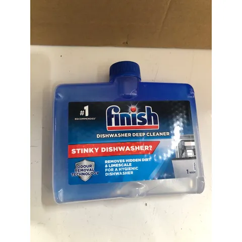 Dung dịch vệ sinh máy rửa bát Finish 250ml - Chất tẩy rửa chuyên dụng cho Bosch, Electrolux, bảo vệ hiệu suất máy rửa chén