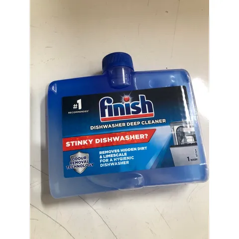 Dung dịch vệ sinh máy rửa bát Finish 250ml - Chất tẩy rửa chuyên dụng cho Bosch, Electrolux, bảo vệ hiệu suất máy rửa chén