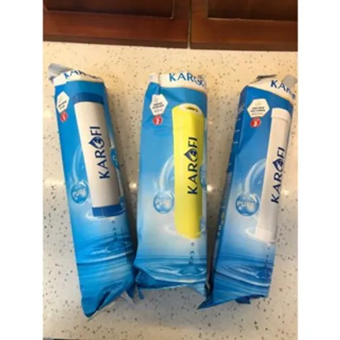 Bộ 3 Lõi Lọc Nước KAROFI 1 2 3 Chính Hãng - Giải Quyết Nước Nhiễm Đá Vôi Hiệu Quả, Bảo Vệ Màng RO