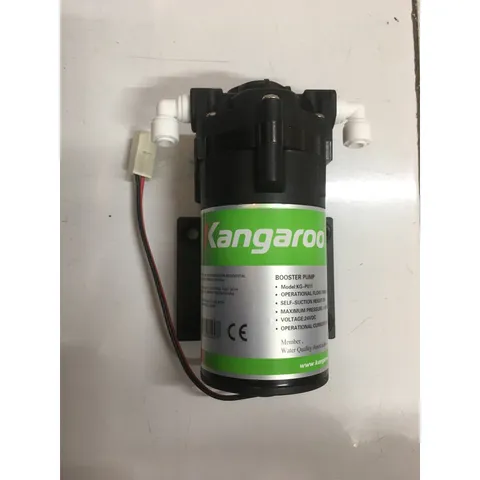 Bơm Tăng Áp KANGAROO 24V Chính Hãng - Thay Thế Cho Máy Lọc Nước RO - Lưu Lượng 600ML/Phút, Áp Suất Trên 100 PSI