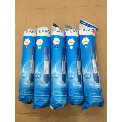 Bộ 5 Lõi Lọc Karofi 56789 Chính Hãng - Lõi T33, Mineral, Far Infrared, Nano Silver, ORP Alkaline - Cải Thiện Chất Lượng Nước Uống