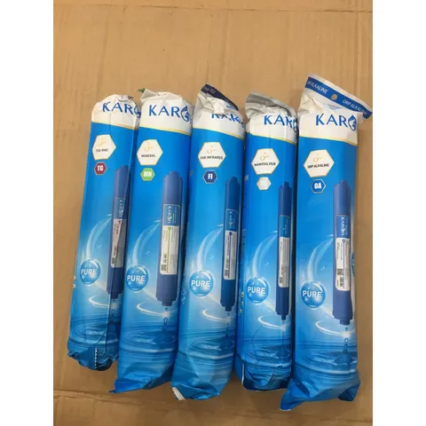 Bộ 5 Lõi Lọc Karofi 56789 Chính Hãng - Lõi T33, Mineral, Far Infrared, Nano Silver, ORP Alkaline - Cải Thiện Chất Lượng Nước Uống