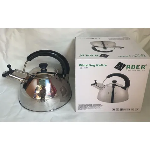 Ấm Đun Từ Arber 2.5L - Inox 304 Chịu Nhiệt Tốt, Không Bám Cặn, Thiết Kế Cách Nhiệt, Có Còi Báo Hiệu Sôi - Đồ Gia Dụng Nhà Bếp Cao Cấp