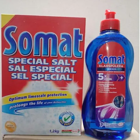[Combo] 2 Sản Phẩm SOMAT [Muối 1.2KG + Nước Bóng 750ML] - HÀNG CHÍNH HÃNG