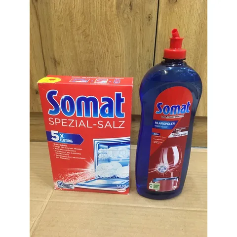 [Combo] 2 Sản Phẩm SOMAT [Muối 1.2KG + Nước Bóng 750ML] - HÀNG CHÍNH HÃNG