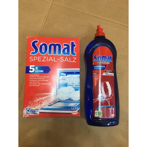[Combo] 2 Sản Phẩm SOMAT [Muối 1.2KG + Nước Bóng 750ML] - HÀNG CHÍNH HÃNG