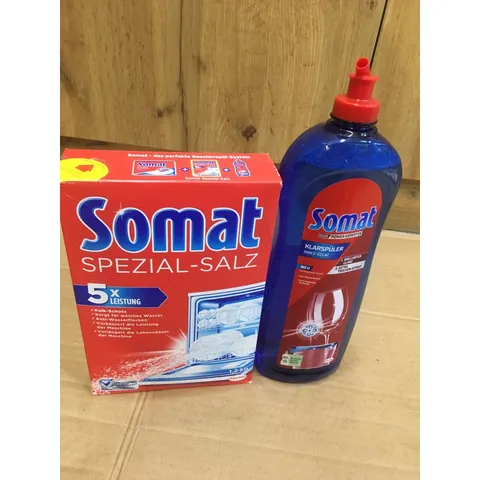 [Combo] 2 Sản Phẩm SOMAT [Muối 1.2KG + Nước Bóng 750ML] - HÀNG CHÍNH HÃNG
