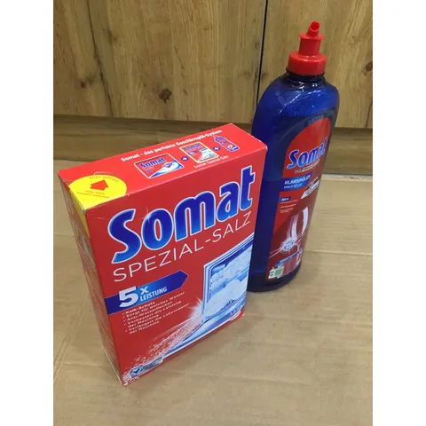 [Combo] 2 Sản Phẩm SOMAT [Muối 1.2KG + Nước Bóng 750ML] - HÀNG CHÍNH HÃNG