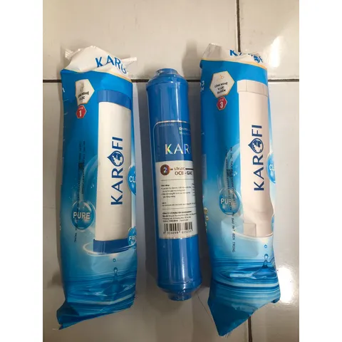 Combo 3 Lõi Lọc KAROFI 123 - Hàng Chính Hãng Thay Thế Nước Cho Model N-e118, B930 - Lọc Bẩn, Độc Tố, Sạch Khuẩn