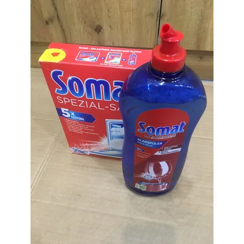 [Combo] 2 Sản Phẩm SOMAT [Muối 1.2KG + Nước Bóng 750ML] - HÀNG CHÍNH HÃNG