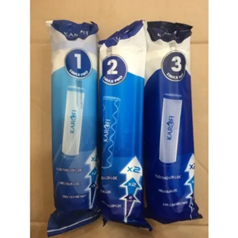 Bộ 3 Lõi Lọc Nước RO Karofi SMAX PRO Chính Hãng - Lọc Thô Hiệu Quả Bảo Vệ Màng Lọc, Phù Hợp Với Nhiều Loại Máy Lọc Nước