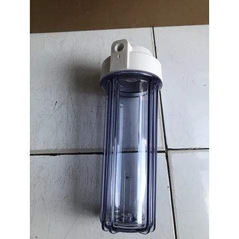 Cốc Lọc Trong 10 Inch - Thay Thế Cho Máy Lọc Nước RO, Nano - 2 Gioăng Chống Rò Rỉ, Kiểm Tra Độ Sạch Bẩn