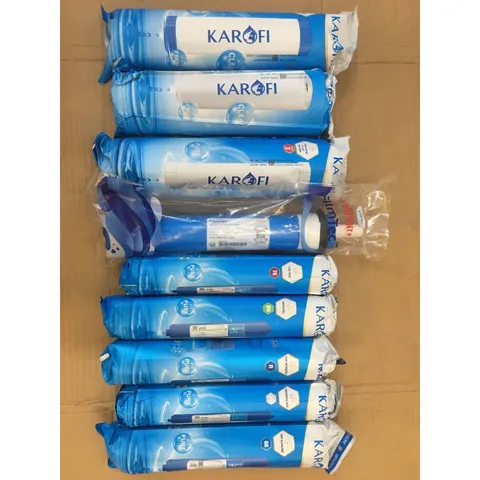 Bộ 9 Lõi Lọc Nước KAROFI Chính Hãng - Lọc Sạch Vi Rút, Vi Khuẩn, Nước Sạch Tinh Khiết Cho Gia Đình