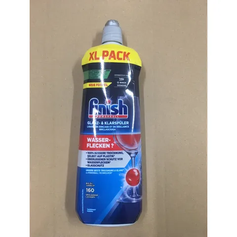 Nước Làm Bóng FINISH 800ML - Chất Trợ Rửa Đặc Biệt, An Toàn Cho Chén Đĩa, Hương Tự Nhiên, Dùng Cho Máy Rửa Bát Mọi Thương Hiệu