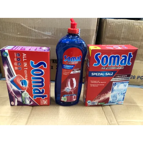 [Combo] 3 Sản Phẩm SOMAT [ Hộp 26 Viên - Muối 1,2KG - Bóng 750ML] - Hàng chính hãng