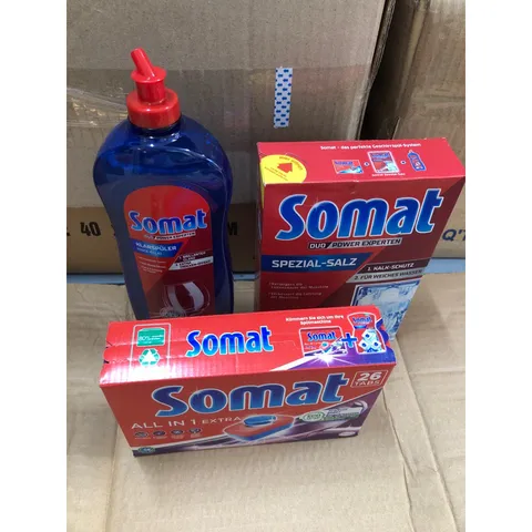 [Combo] 3 Sản Phẩm SOMAT [ Hộp 26 Viên - Muối 1,2KG - Bóng 750ML] - Hàng chính hãng