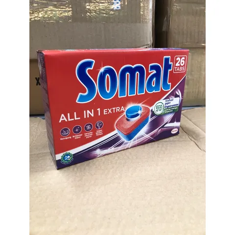 Viên rửa chén SOMAT Hộp 26 Viên ALL IN1 Extra - Chuyên dùng cho các máy rửa