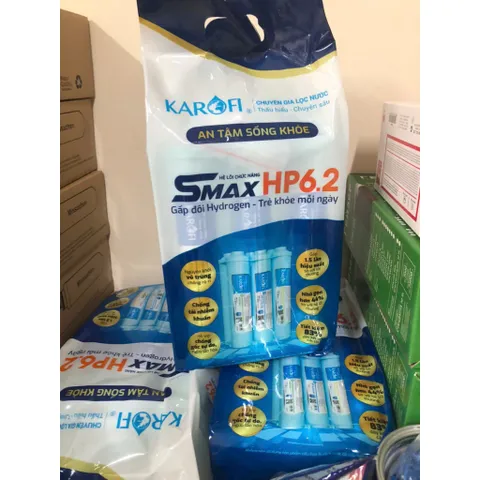 Cụm Lõi Lọc Karofi Smax HP 6.2 Chính Hãng - Bổ Sung Khoáng Chất, Tăng Lưu Lượng Nước, Giảm Rò Rỉ - Giải Pháp Nước Sạch Tại Nhà