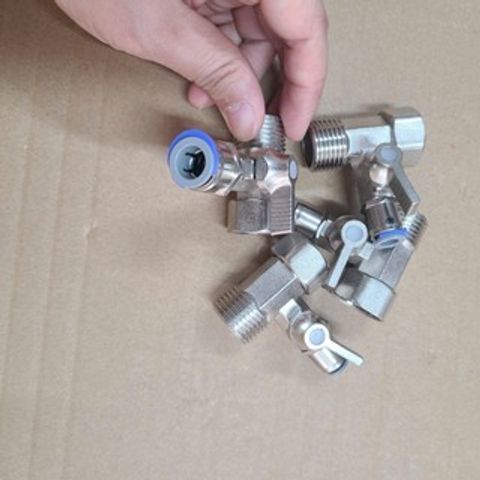 Khóa Cấp Nước Đúc Siêu Bền cho Máy Lọc Nước RO/NANO - Van Khóa Tiện Ích, Dùng Cho Máy Nước Nóng Lạnh
