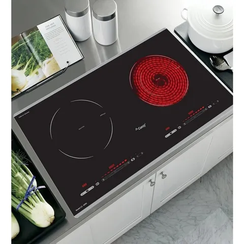 [KM] Bếp đôi [1 vùng từ + 1 vùng hồng ngoại ] Canzy CZ-56RD • Sử dụng bản mạch mâm từ sản xuất theo công nghệ Châu âu