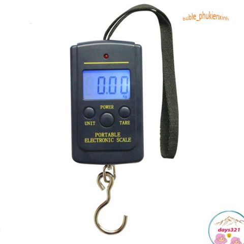 Cân Điện Tử Kỹ Thuật Số Mini Cầm Tay 40kg x 10g - Thiết Kế Gọn Nhẹ, Chính Xác Cho Mọi Nhu Cầu Cân Đo Hàng Hóa