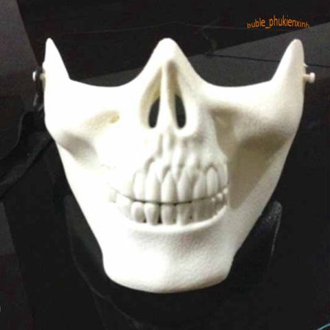 Mặt Nạ Đầu Lâu Hóa Trang Cá Tính - Phụ Kiện Halloween Độc Đáo Dành Cho Tiệc Tùng và Biểu Diễn Nghệ Thuật