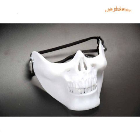 Mặt Nạ Đầu Lâu Hóa Trang Cá Tính - Phụ Kiện Halloween Độc Đáo Dành Cho Tiệc Tùng và Biểu Diễn Nghệ Thuật