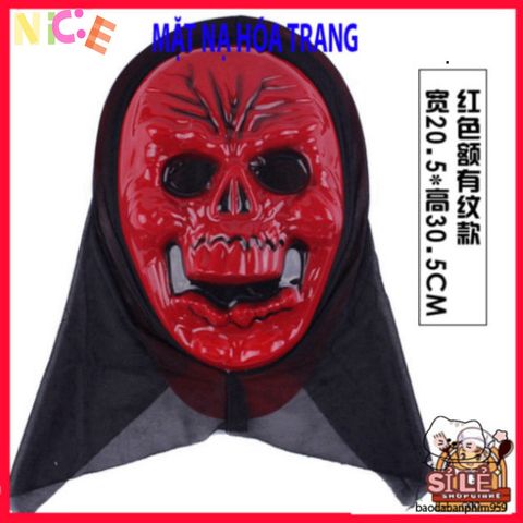 Mặt Nạ Scream Đen Halloween - Phụ Kiện Thời Trang Kinh Dị Độc Đáo Cho Tiệc Hóa Trang, Cosplay và Dịp Lễ Ma Quái