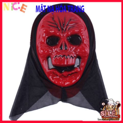 Mặt Nạ Scream Đen Halloween - Phụ Kiện Thời Trang Kinh Dị Độc Đáo Cho Tiệc Hóa Trang, Cosplay và Dịp Lễ Ma Quái