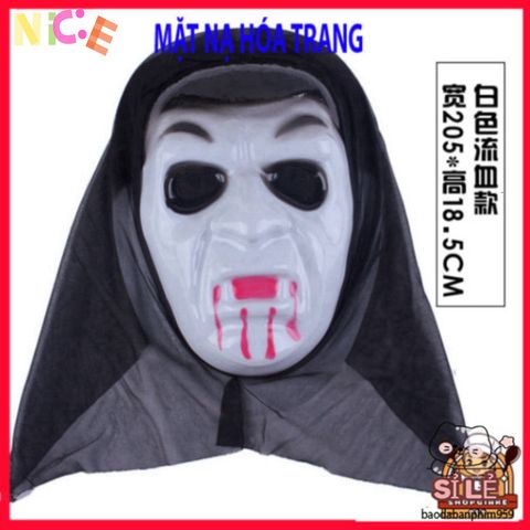 Mặt Nạ Scream Đen Halloween - Phụ Kiện Thời Trang Kinh Dị Độc Đáo Cho Tiệc Hóa Trang, Cosplay và Dịp Lễ Ma Quái