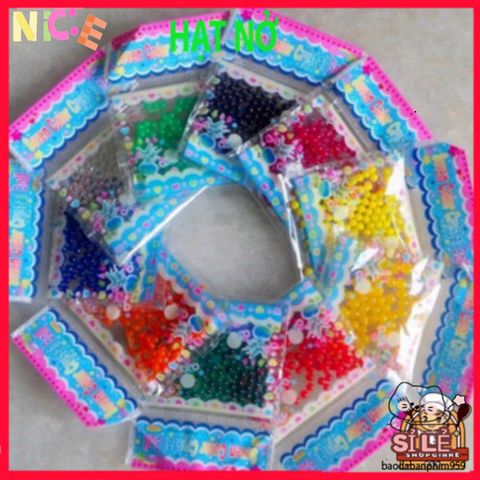 Gói 100 Viên Hạt Tinh Thể Trồng Cây Không Đất - Đất Tinh Thể Sinh Vật Học Giúp Cây Phát Triển Khỏe Mạnh, Trang Trí Không Gian Sống
