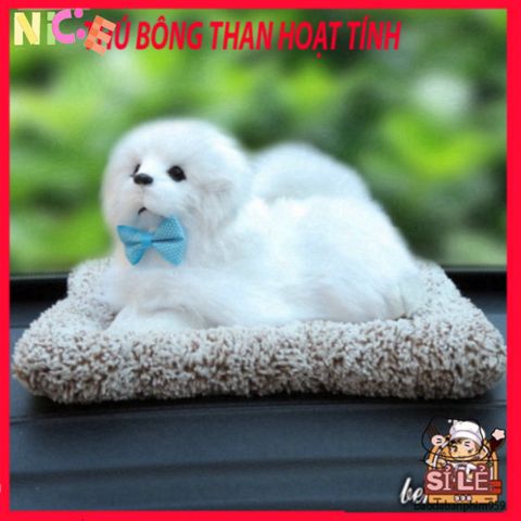 Gối Thú Bông Mèo Hoa Cúc Trắng Vàng - Khử Mùi và Lọc Không Khí Cho Xe Ô Tô - Phụ Kiện Dễ Thương, Tăng Cảm Giác Thoải Mái