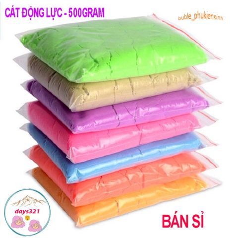 Cát Động Lực 500g An Toàn Cho Trẻ Em - Cát Sinh Học Tạo Tạo Sáng Tạo, Dễ Dàng Tái Sử Dụng