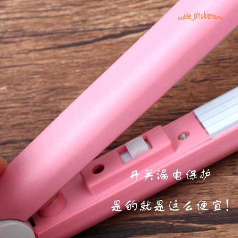 Máy Dập Xù Tóc Mini Du Lịch - Thiết Bị Tạo Kiểu Tóc Tiện Lợi, Giúp Tóc Bồng Bềnh, Đẹp Tự Nhiên và Dễ Sử Dụng