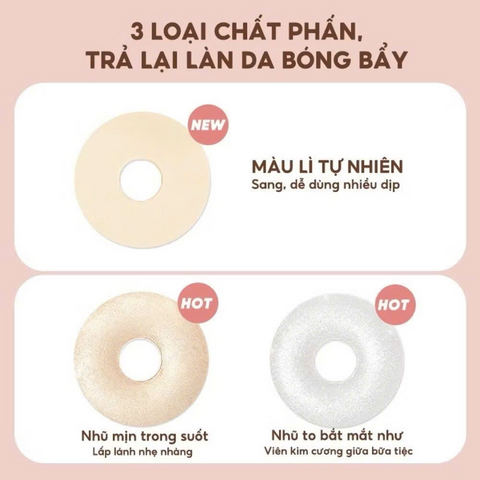 Phấn Bắt Sáng Judydoll 4g - Phấn Trang Điểm Ánh Nhũ Lấp Lánh, Hiệu Ứng Rạng Rỡ, Chất Phấn Mịn, Dễ Dàng Tán Bám Da