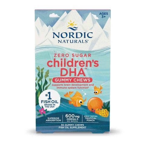 Kẹo Dẻo Nordic DHA 30 Viên - Hỗ Trợ Phát Triển Não Bộ & Thị Giác Cho Trẻ Em, Dầu Cá Tinh Khiết, Hương Vị Ngon Miệng