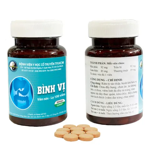 Viên nén Kiện Tỳ Hoà Vị - Thực phẩm chức năng hỗ trợ tiêu hóa khỏe mạnh - Sản phẩm Y học cổ truyền TPHCM 100 viên