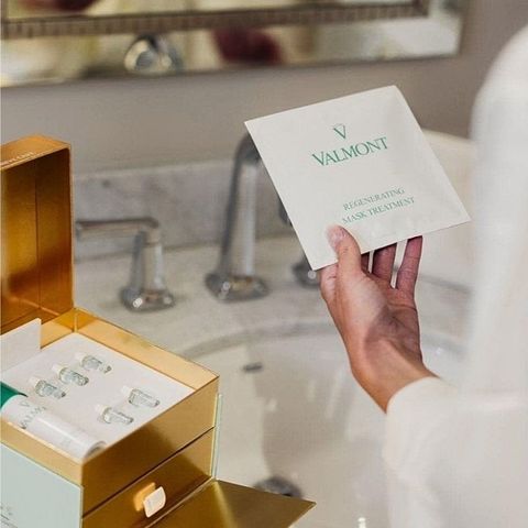 Mặt Nạ Hỗ Trợ Tái Tạo Collagen Cho Mắt Valmont Eye Regenerating Mask - 5 Cặp Chính Hãng Giúp Xóa Mờ Nếp Nhăn và Quầng Thâm