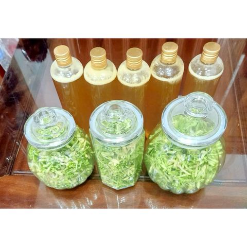 Mật Ngâm Hoa Đu Đủ Đực - Sản Phẩm Tự Nhiên Từ Thảo Dược, Thanh Lọc Cơ Thể Với Mật Ong Rừng Sâu, Hàng Tiêu Dùng Chất Lượng Cao