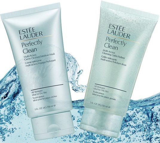 Sữa Rửa Mặt Tẩy Tế Bào Chết Estée Lauder Perfectly Clean 150ml - Gel Cleansing Đa Hành Động, Sạch Sâu, Tươi Mát Da, Chính Hãng