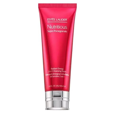 Sữa Rửa Mặt Estée Lauder Nutritious Super Pomegranate 2 In 1 Cleansing Foam 125ml - Làm Sạch Sâu, Cung Cấp Độ Ẩm, Phù Hợp Mọi Loại Da